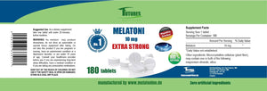 Sleeping pills - Melatoni 10mg. 180 tablets