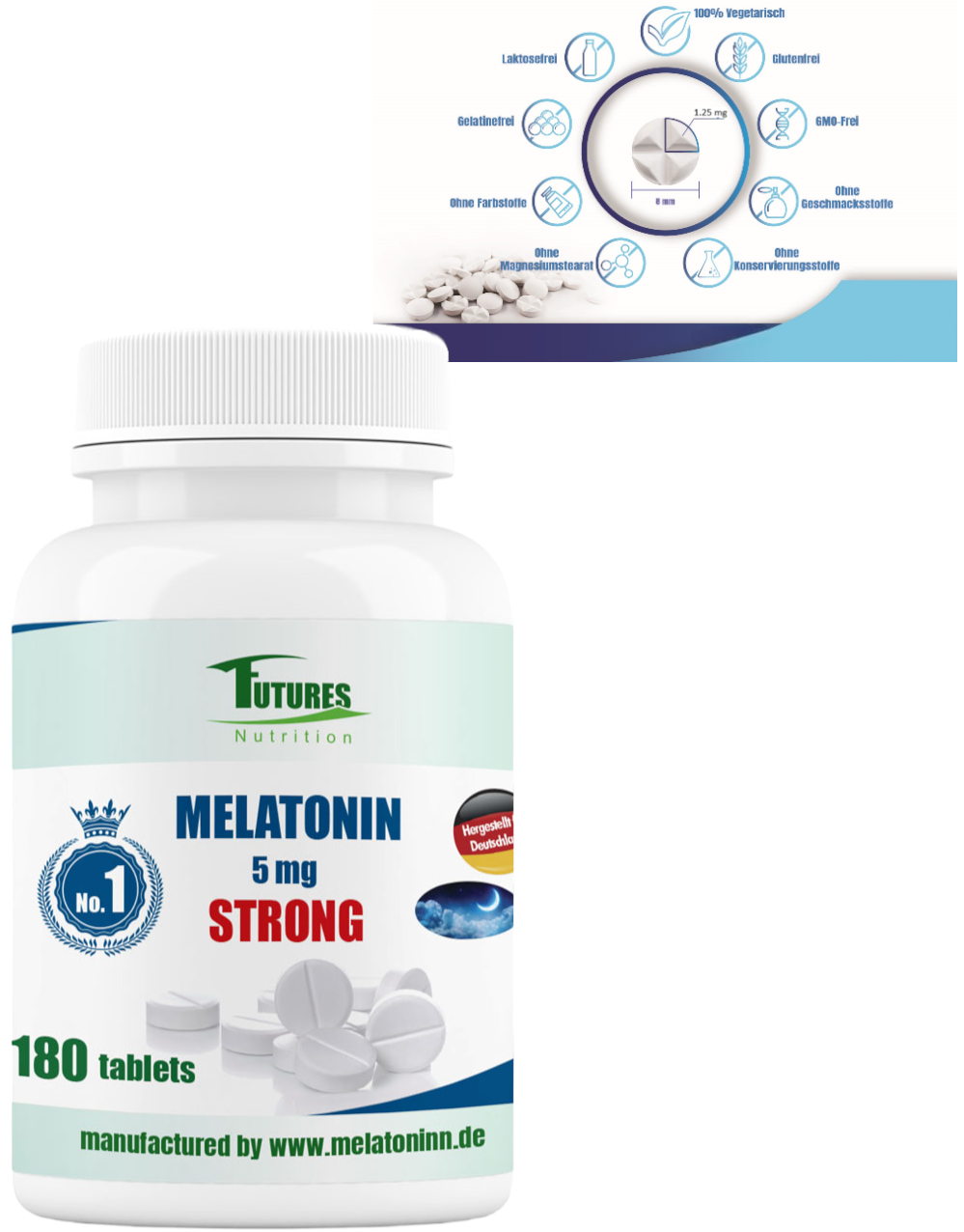 🎁 Schlaftabletten -  Melatoni 5mg. 180 Tabletten (100% off)