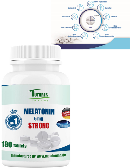 🎁 Schlaftabletten -  Melatoni 5mg. 180 Tabletten (100% off)