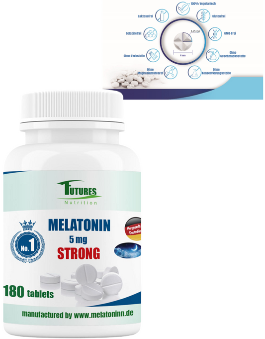 » Schlaftabletten -  Melatoni 5mg. 180 Tabletten (100% off)